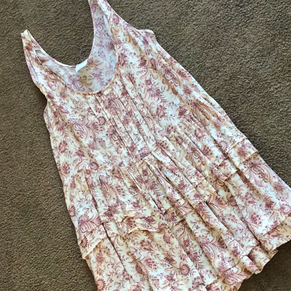 Free People NWT 2 tier, pleated tunic